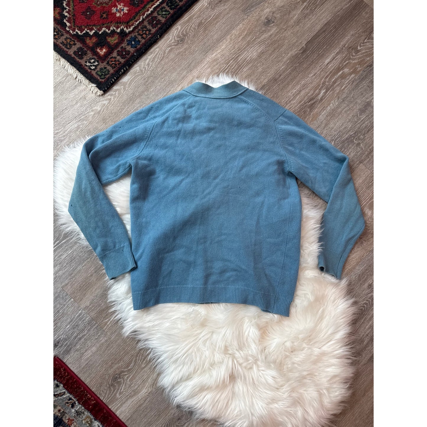Vintage 1970s Wool Cardigan - Size M
