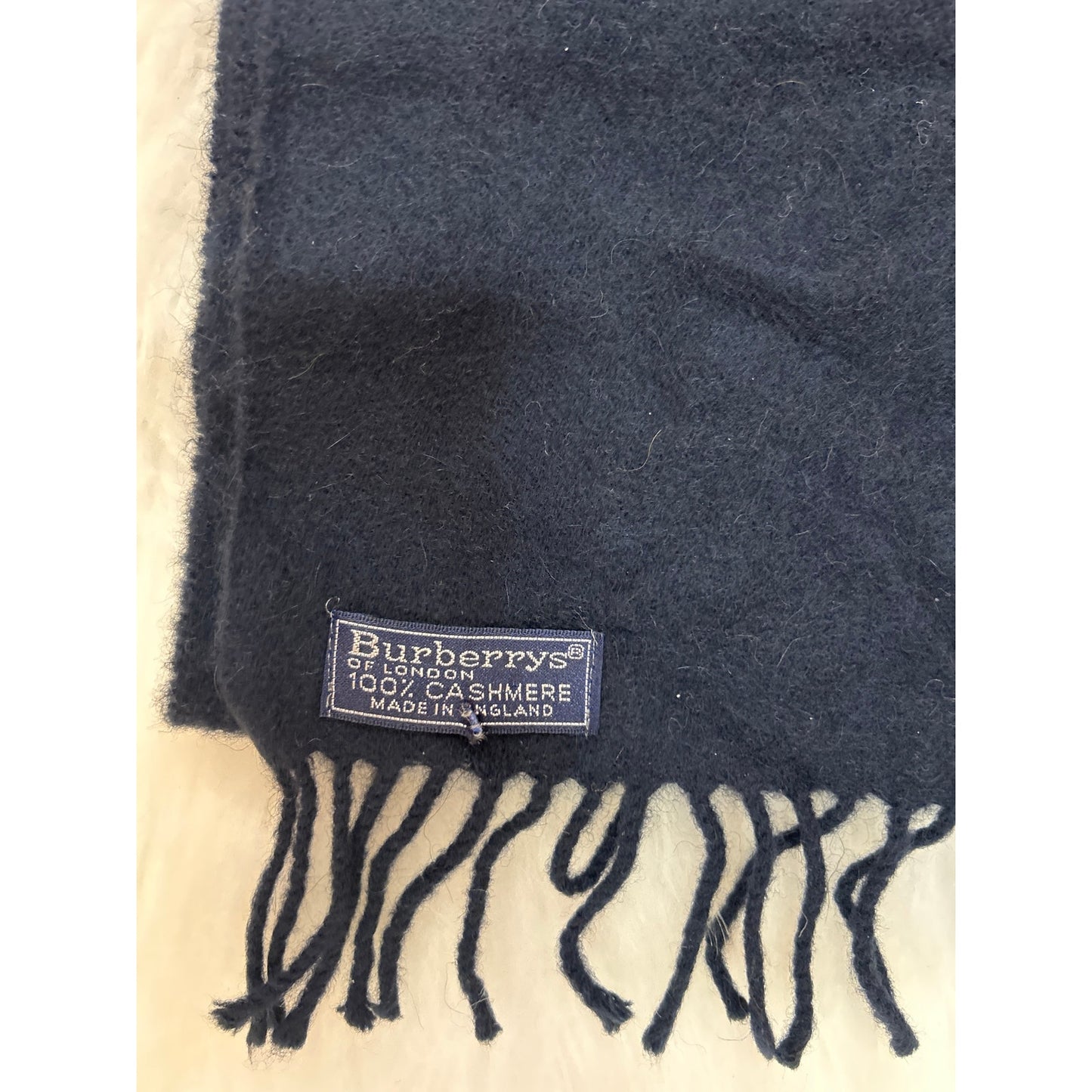 Vintage Burberry Cashmere Scarf