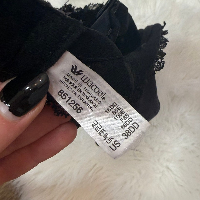 Wacoal Black Lace Bra - 38DD