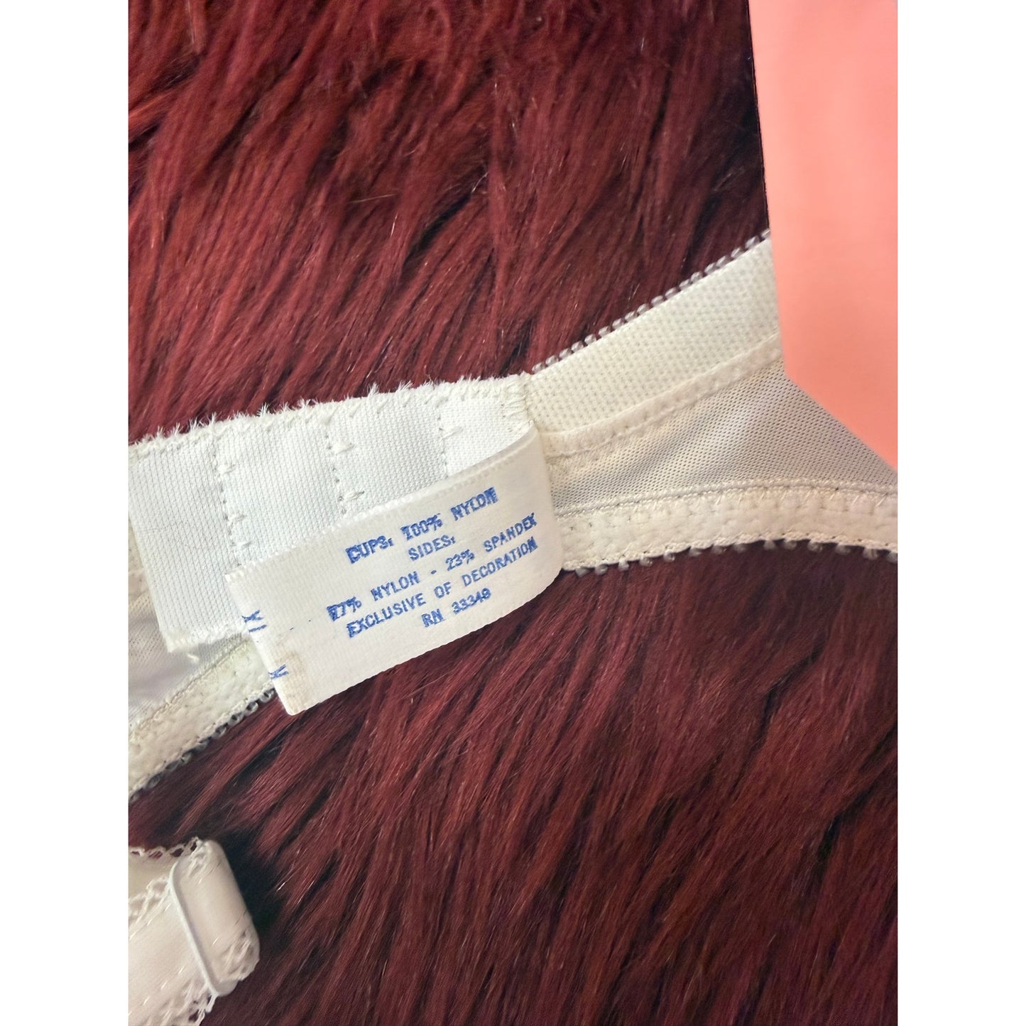 Vintage 1960s Permalift by Kayser White Lace Bra - Size 34C