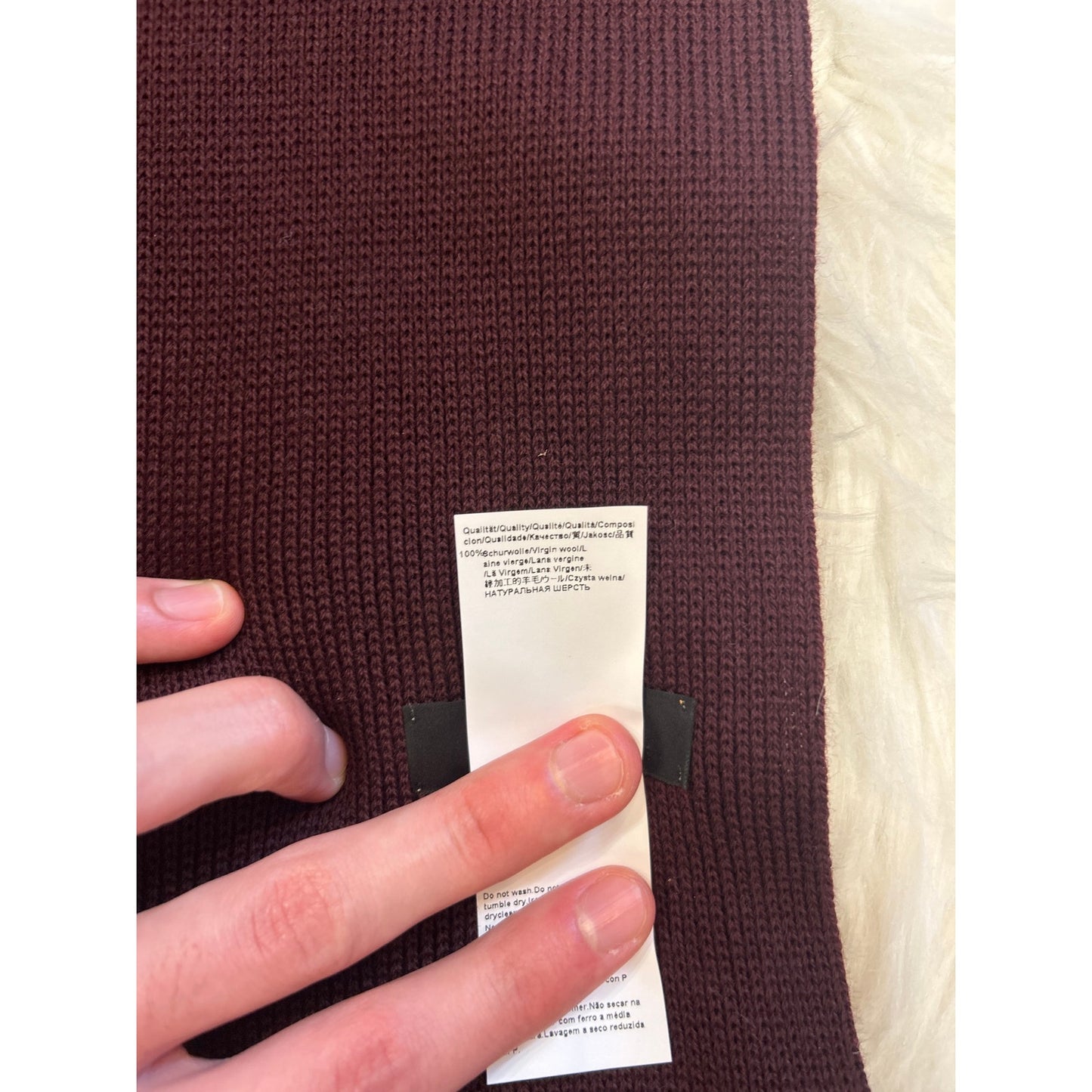 Vintage Hugo Boss Wool Scarf