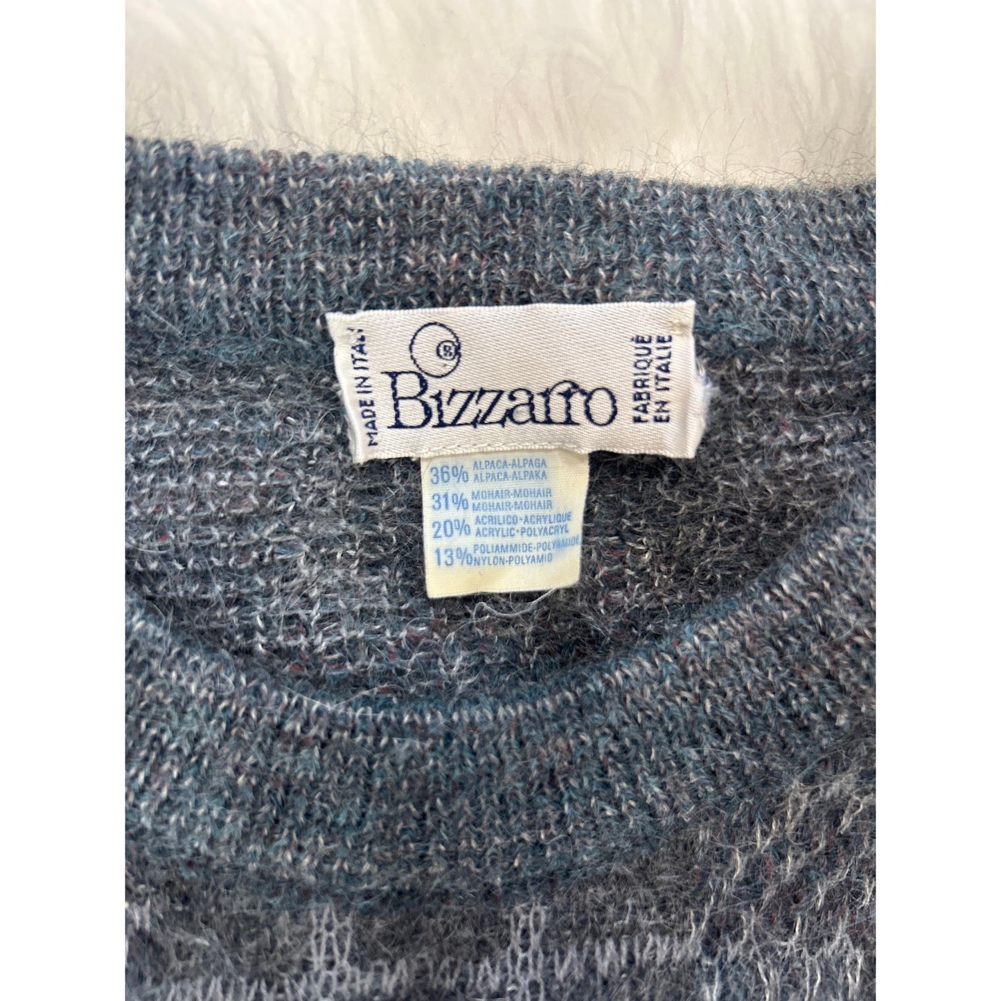 Vintage Bizzarro Alpaca and Mohair Sweater