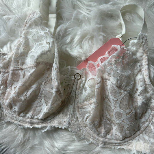 Panache Designer White Lace Bra - 40D