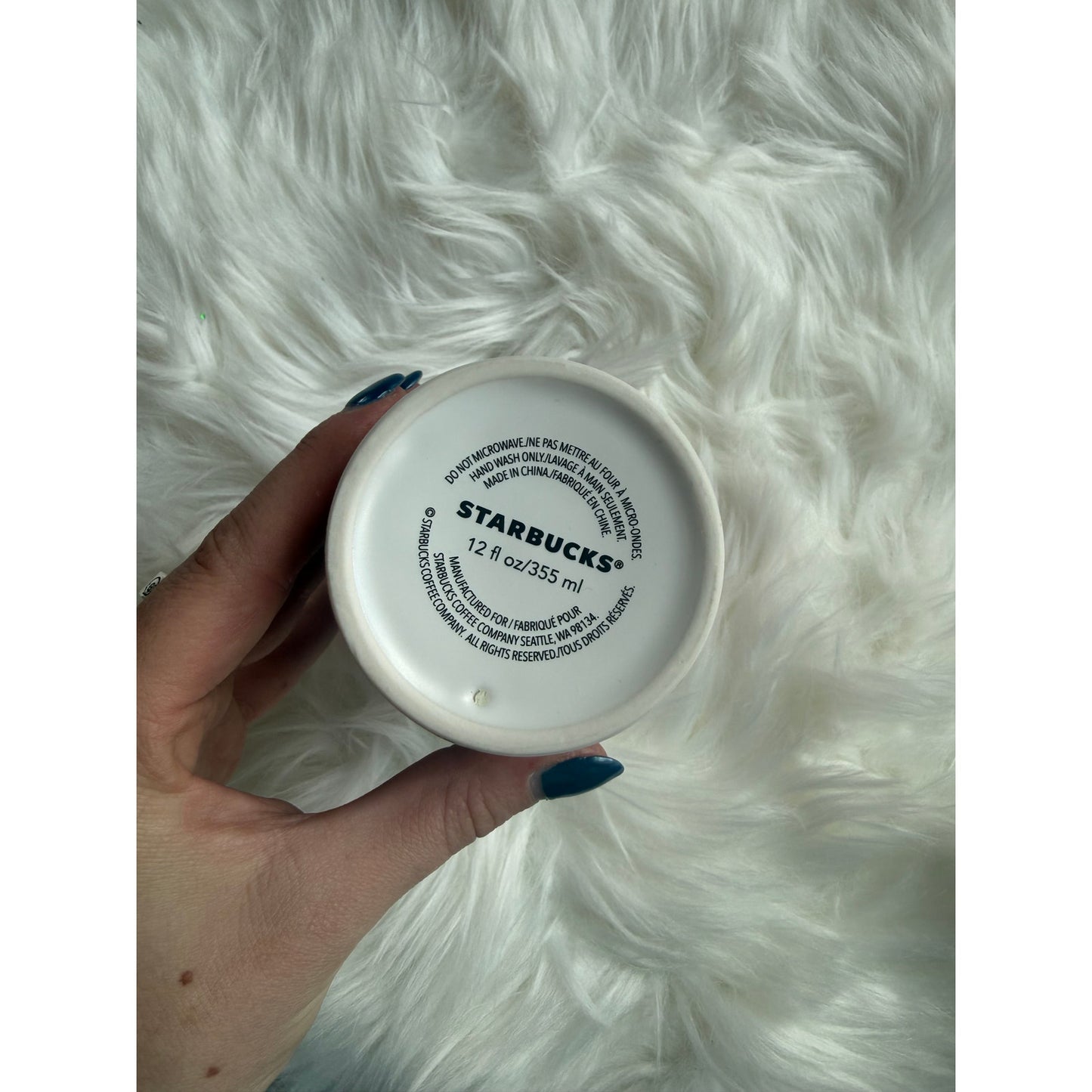 Starbucks x ban.do Ceramic Tumbler/Travel Cup - EUC