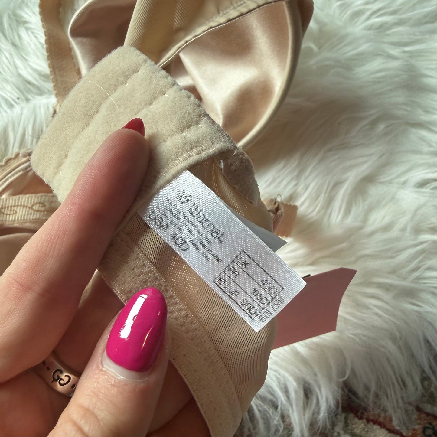 Wacoal Beige Tshirt Bra Perfect Condition New - 40D