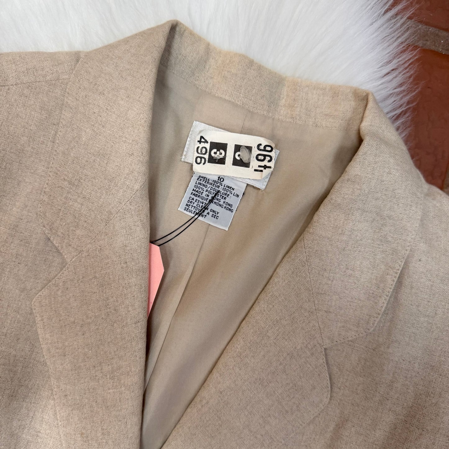 Vintage Talbots 100% Linen Blazer - S/M