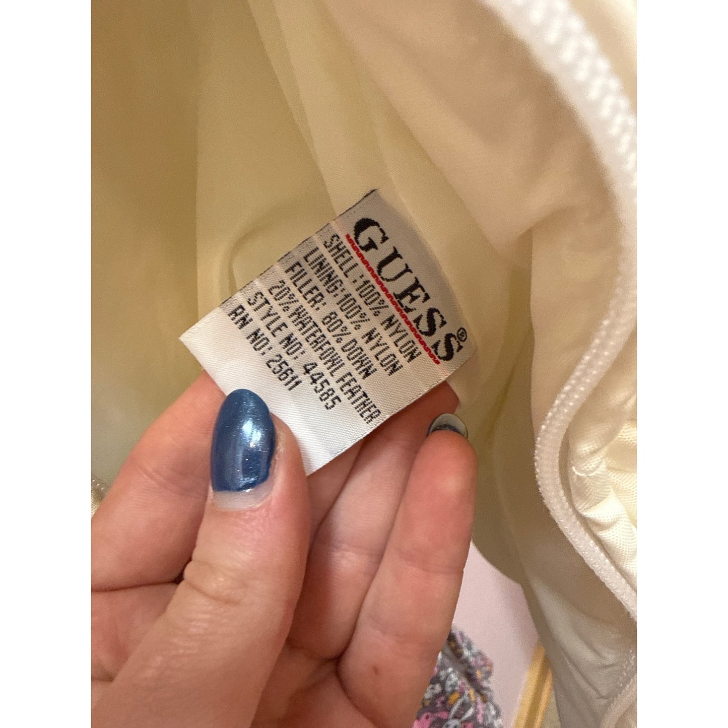 Vintage GUESS Puffer Vest - Size Large
