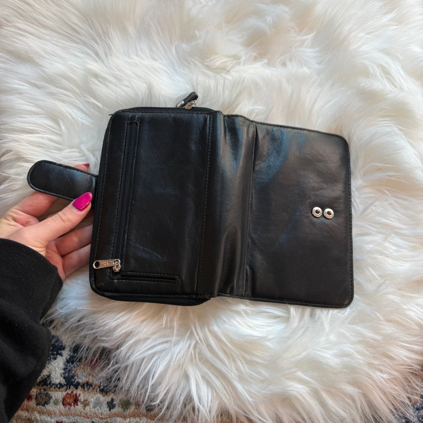 Wilson's Leather Vintage Travel Organizer/Wallet/Clutch