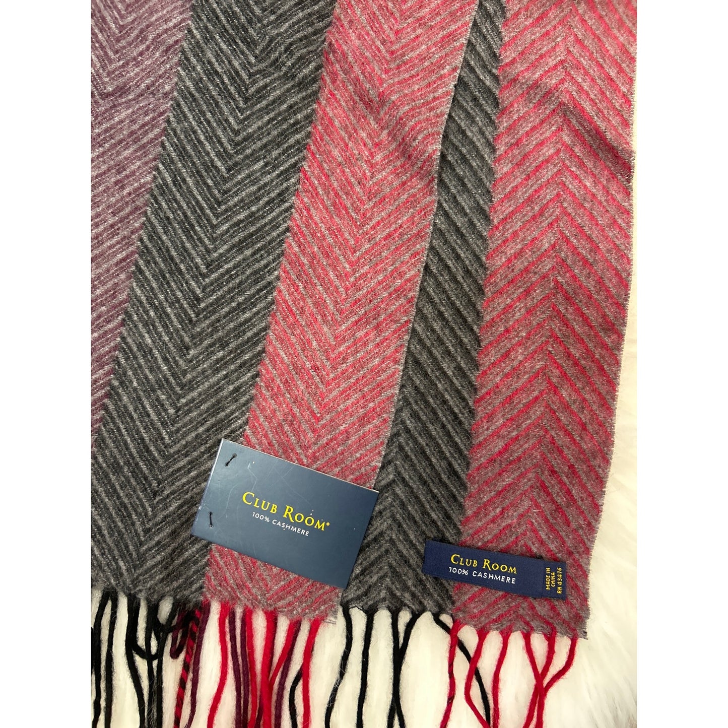 Club Room Cashmere Scarf - New