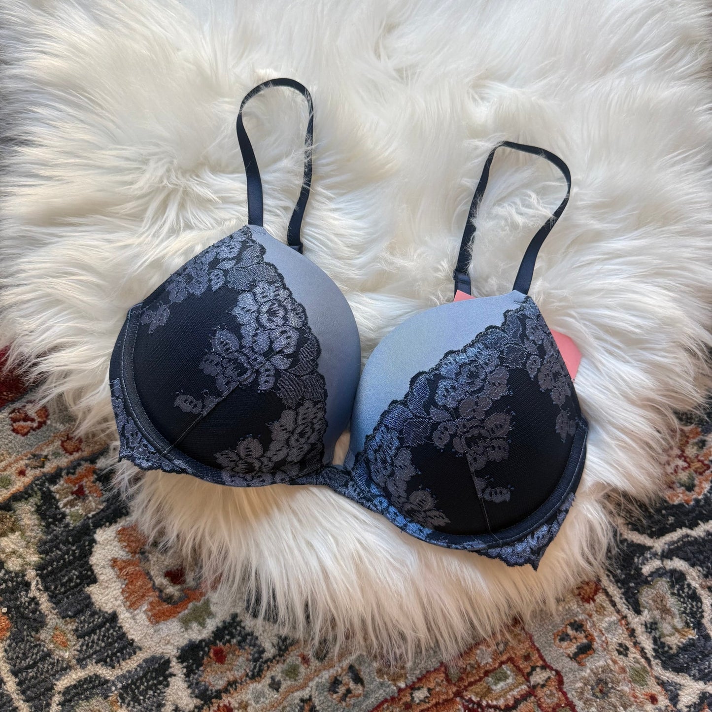Soma Blue Lace Bra - 34D