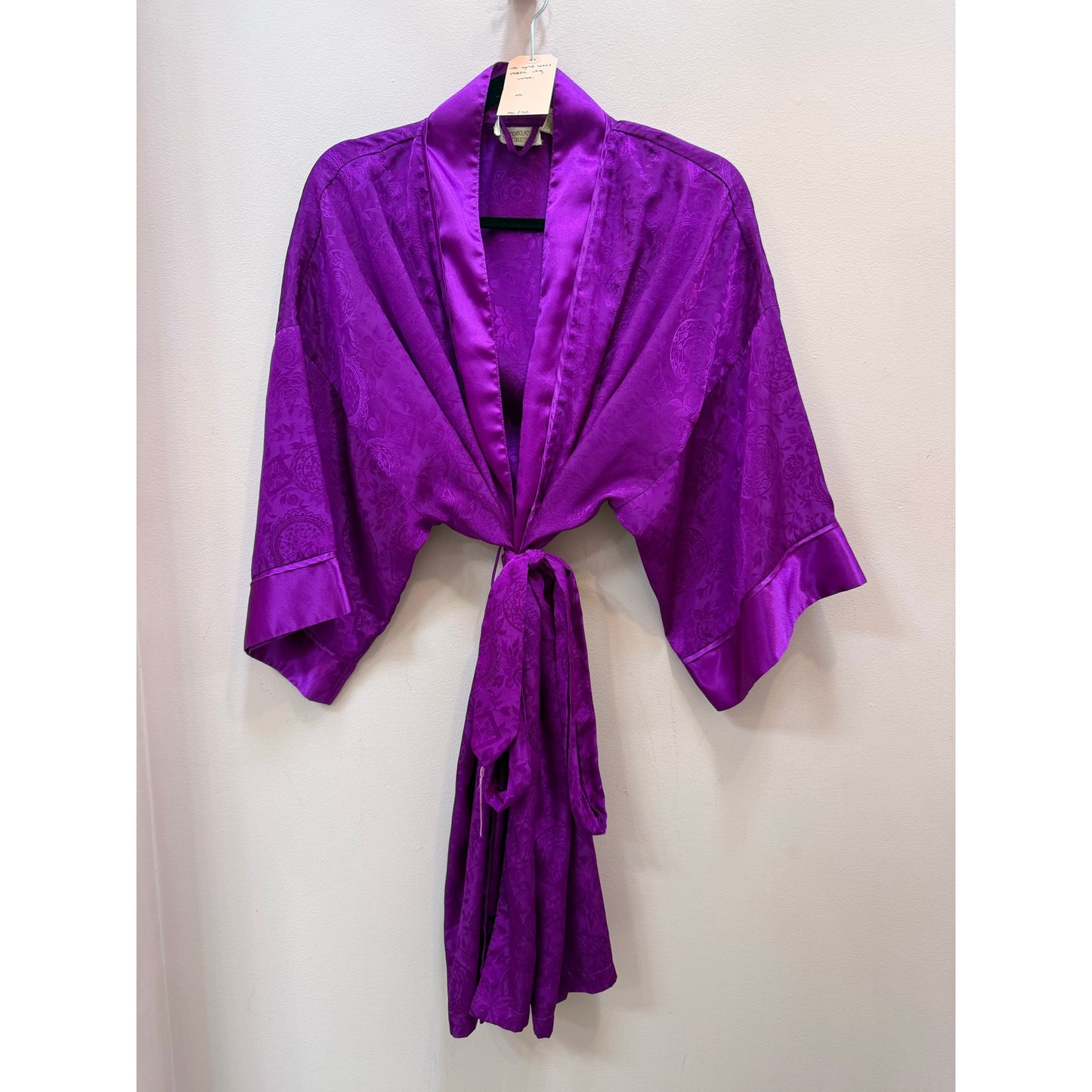 Vintage Victoria's Secret Gold Label Satin Robe - OS