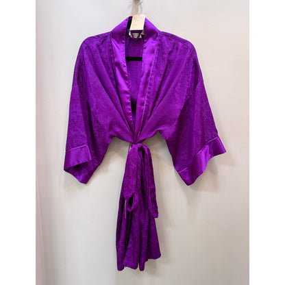 Vintage Victoria's Secret Gold Label Satin Robe - OS