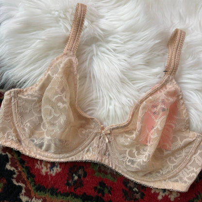 Wacoal Beige Lace Bra - 34D