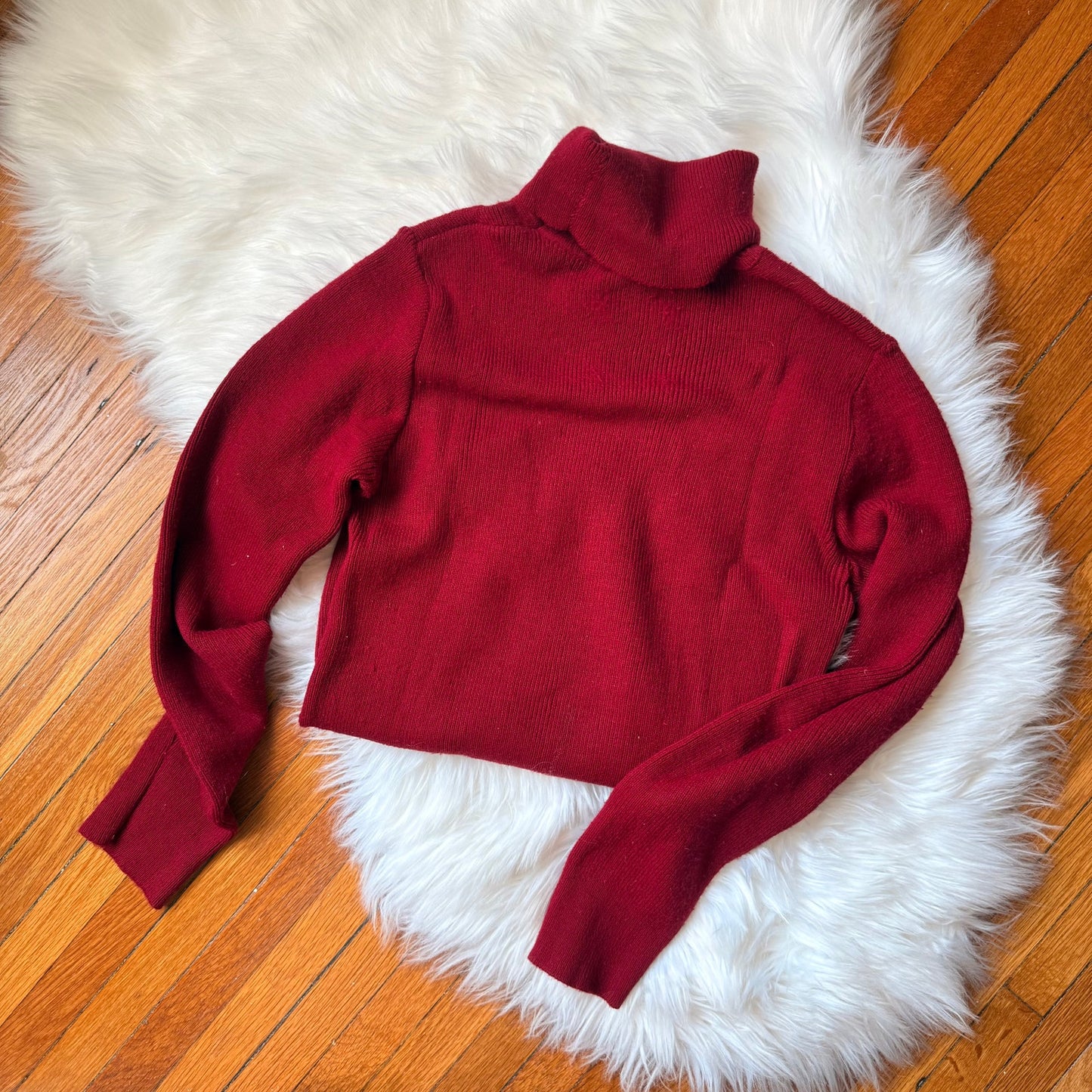 Made in Italy Acrylic Turtleneck Sweater - Size S