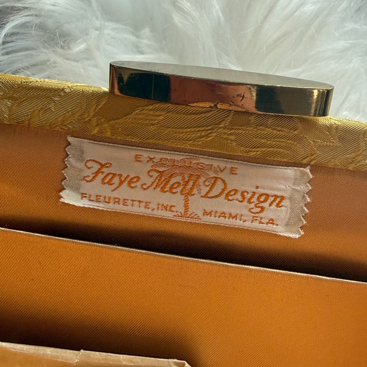 Vintage Design Clutch Bag - New