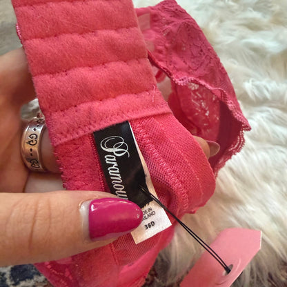 Paramour Hot Pink Lace Bra - 38D