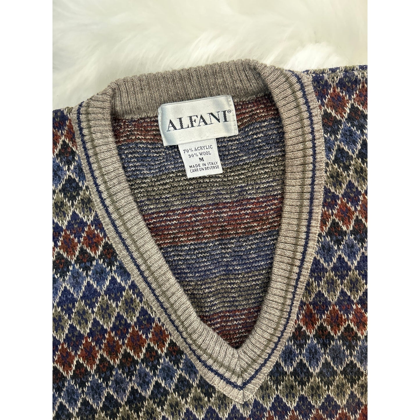 Vintage Alfani Sweater Vest - Size M
