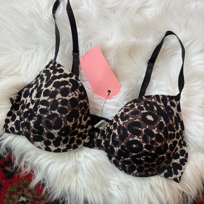 Vintage Animal Print Bra - 36B