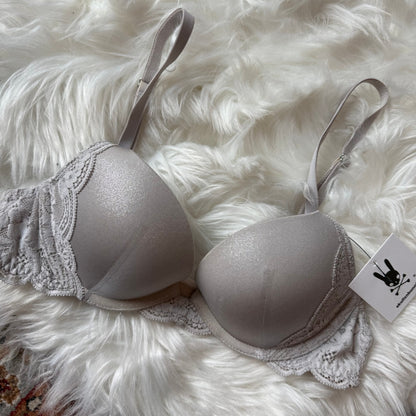 Victoria's Secret Grey Sparkle Bra - Size 32B