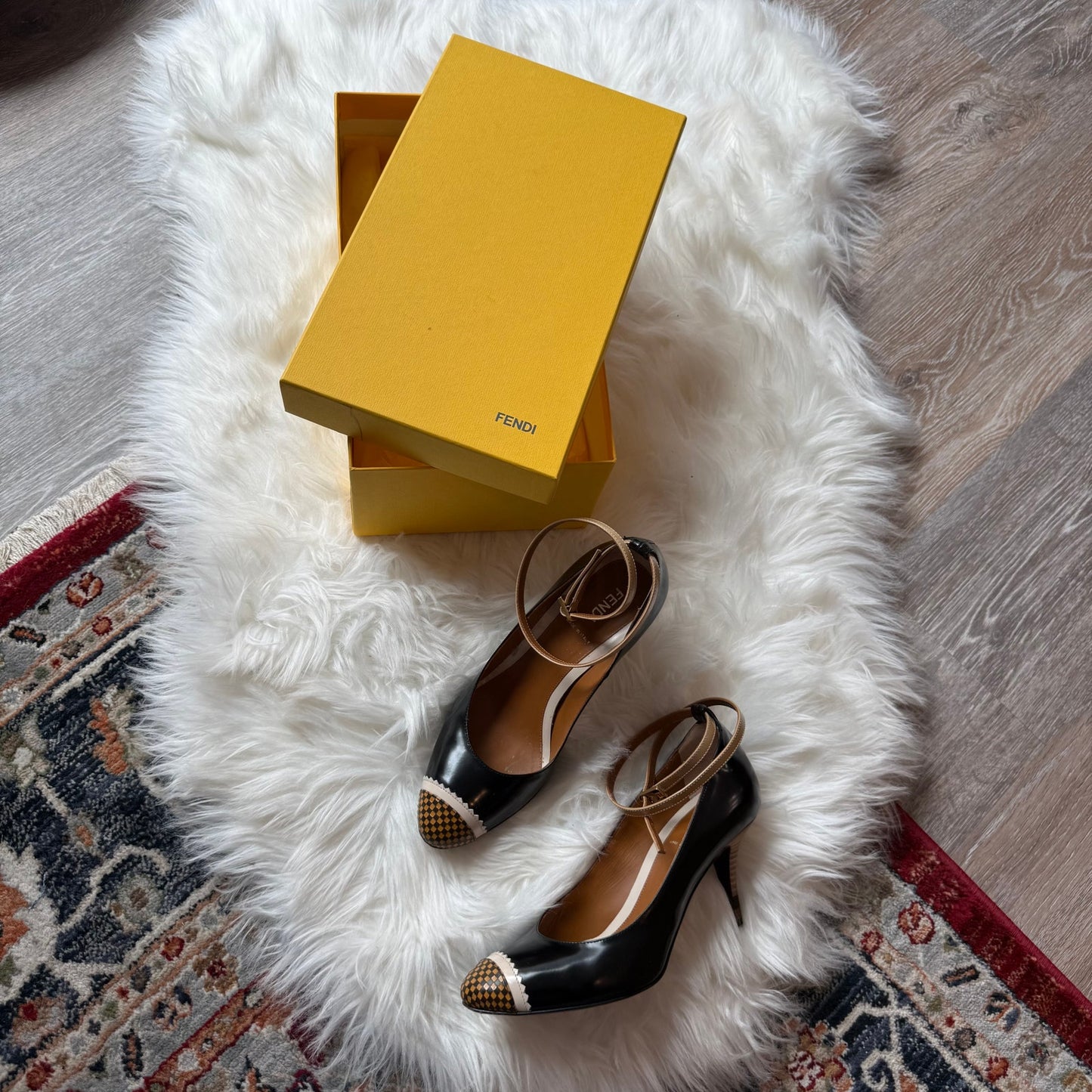 Fendi Authentic Patent Leather Heels - Size 6.5