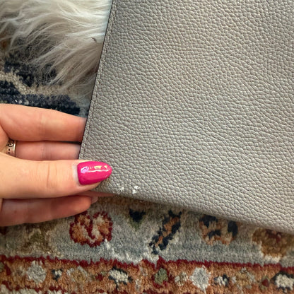 Michael Kors Grey Leather Clutch Bag/Wristlet
