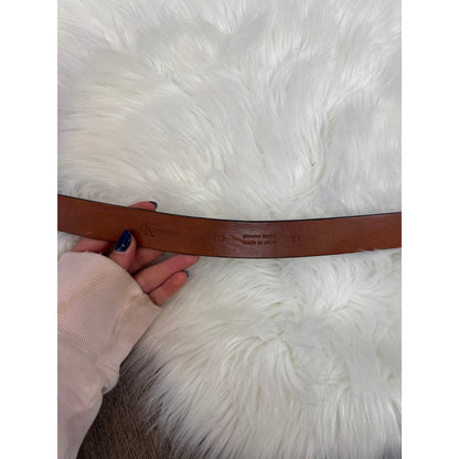 Vintage Calvin Klein Leather Belt - Size 36