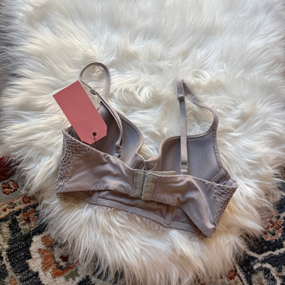 Victoria's Secret Body By Victoria Lined Demi Purple Lace Bra - 32B