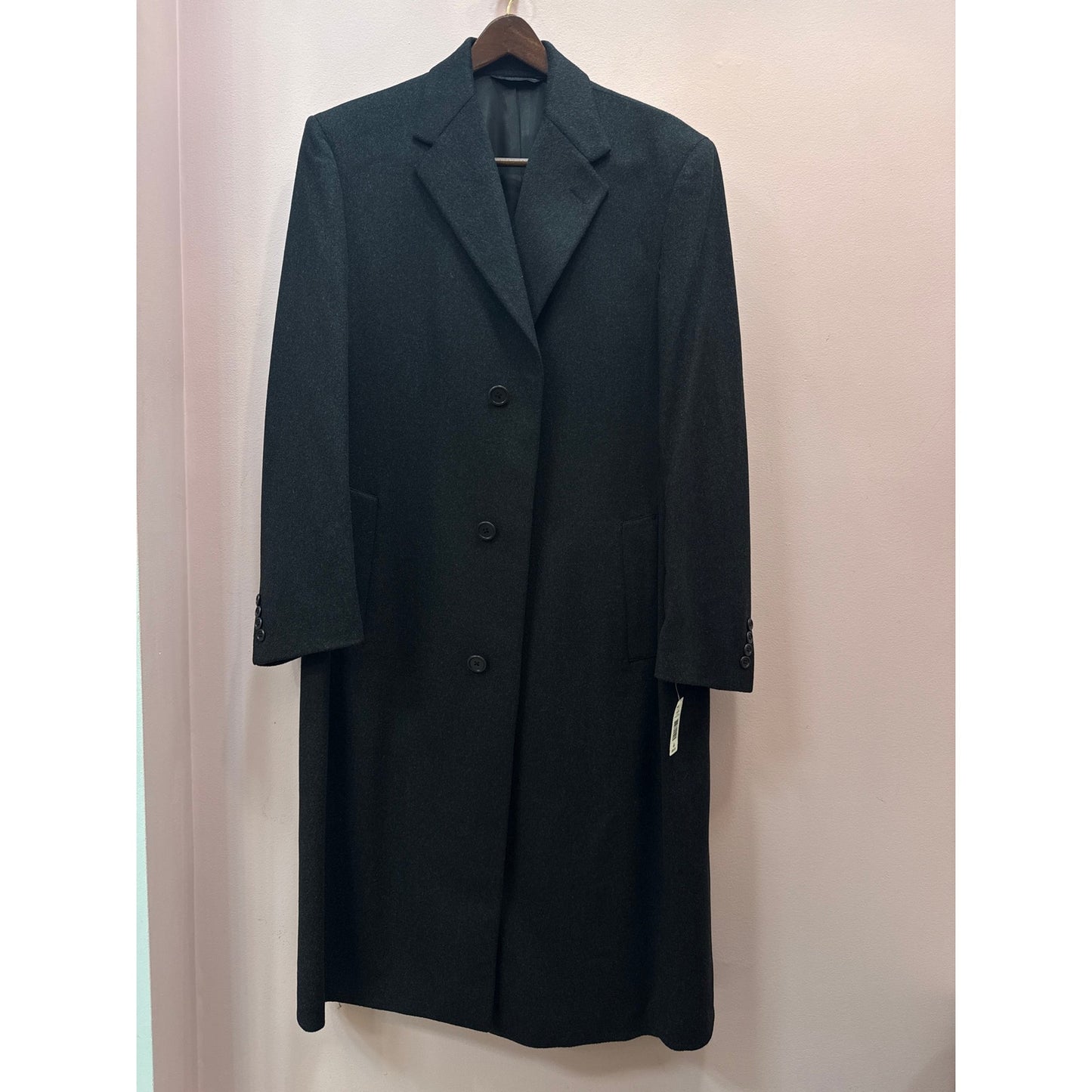 Vintage Parisian 100% Cashmere Overcoat - Size 40R