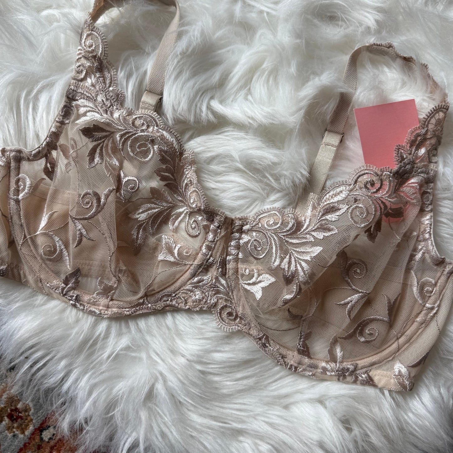Soma Sheer Lace Bra - 34D