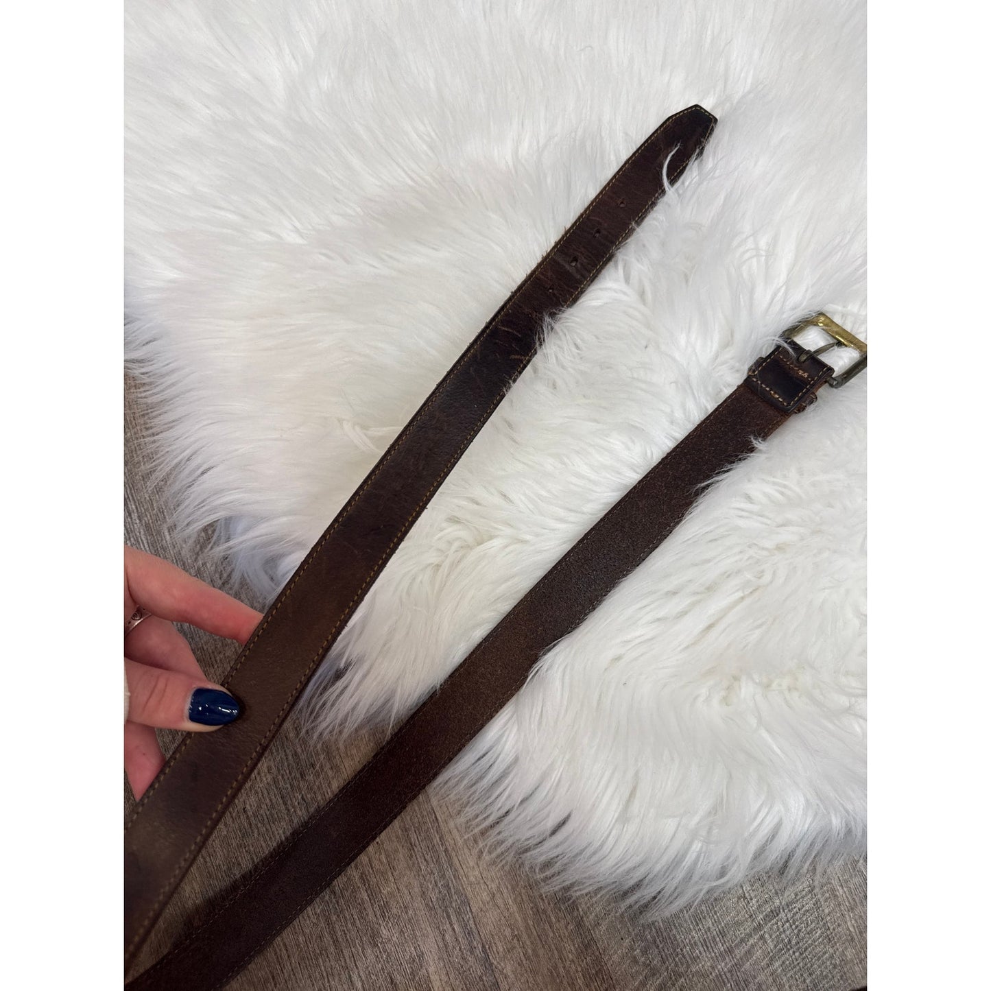 Vintage Bill Blass Leather Belt - Size 36