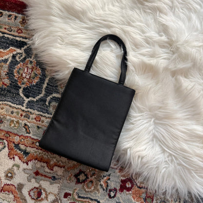 Emanuel Ungaro Designer Vintage 1960s Handmade Elegant Satin Evening Mini Bag