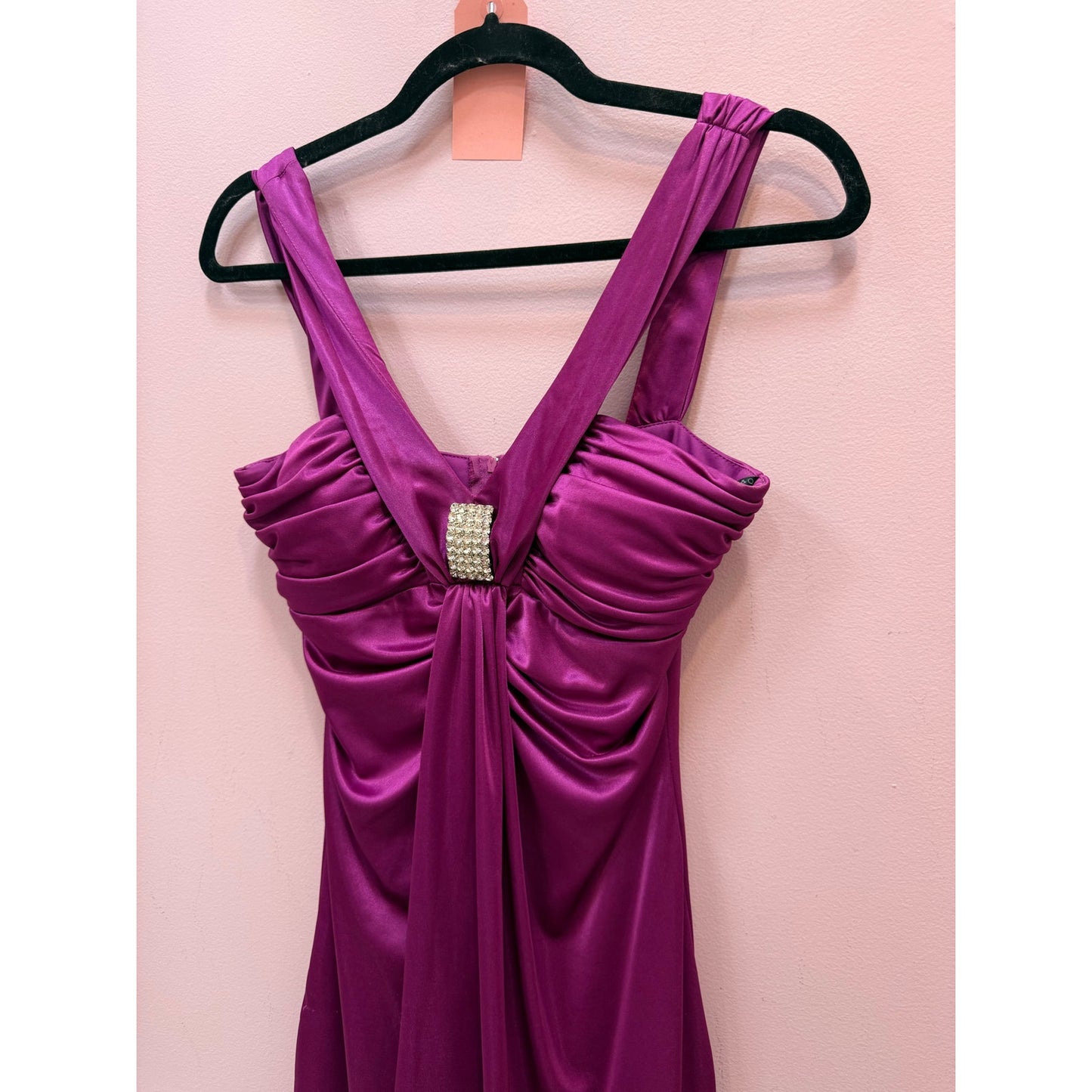 Vintage Y2K Satin Dress - Size XS