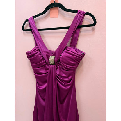 Vintage Y2K Satin Dress - Size XS
