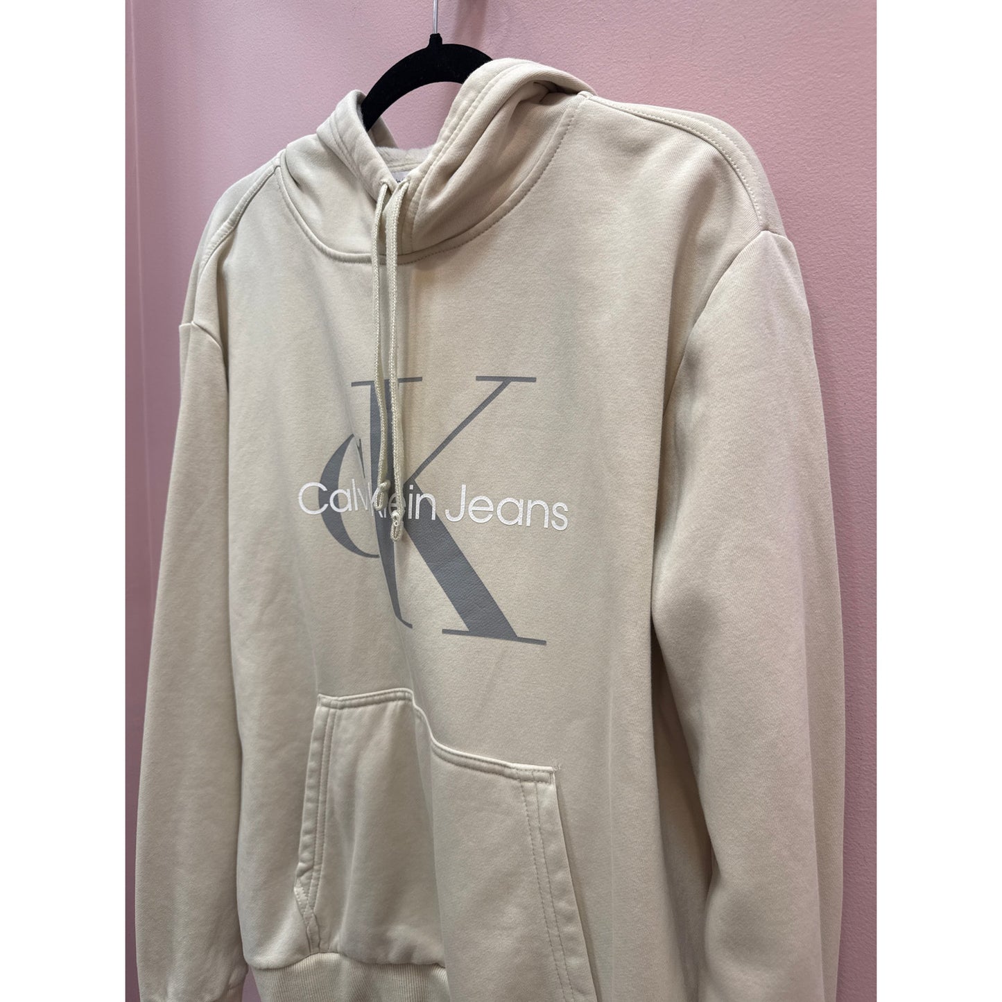 Calvin Klein Monogram Hoodie - Size Medium