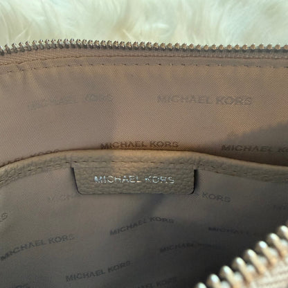 Michael Kors Grey Leather Clutch Bag/Wristlet