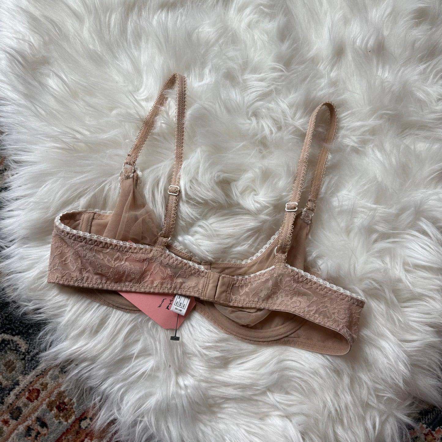 B. tempt'd Beige Lace Bra - 34B