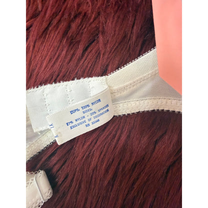 Vintage 1960s Permalift by Kayser White Lace Bra - Size 34C