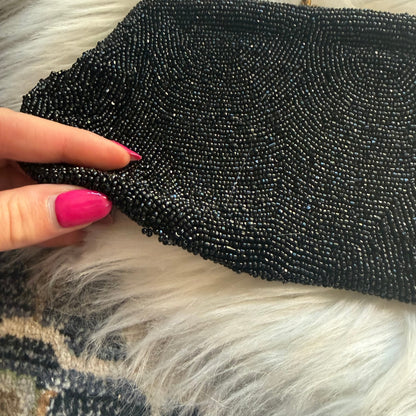 Vintage 1960s Handmade Elegant Beaded Evening Bag/Clutch