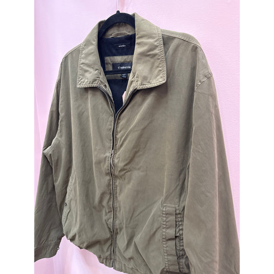 Claiborne Microfiber Zip Jacket - Size L