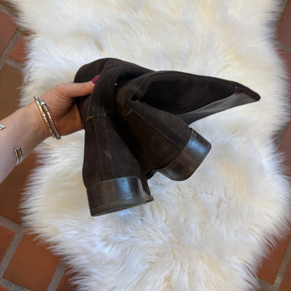 Fratelli Rossetti Italian Designer Leather Boots - 9.5/10, Narrow Calf