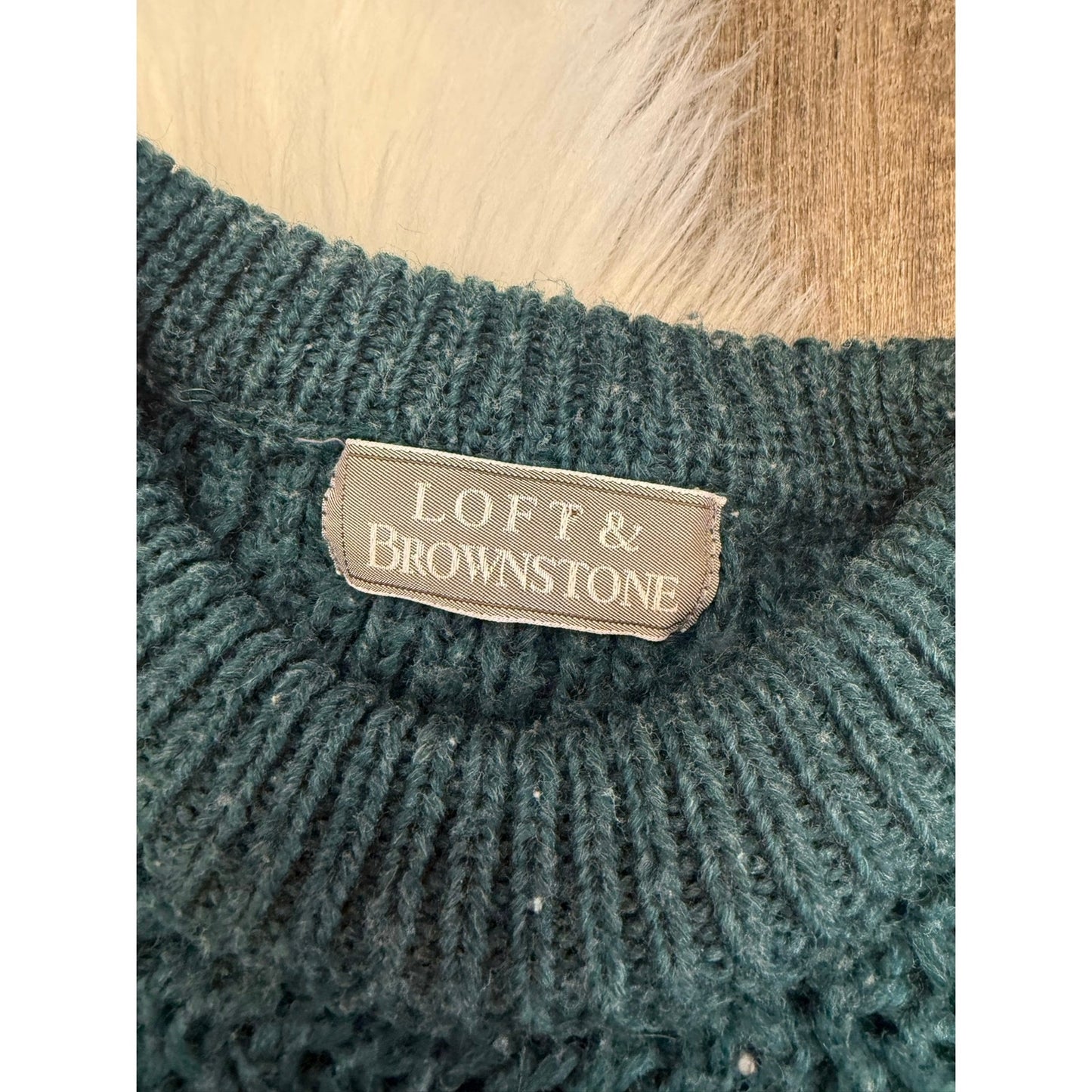 Vintage Knit Crewneck Sweater - Size L