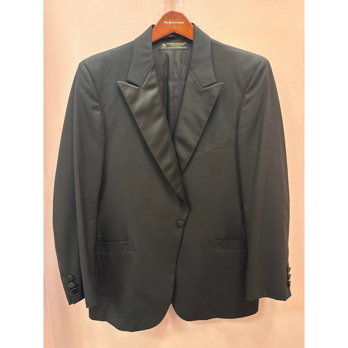 Vintage Brooks Brothers 100% Wool Suit Jacket - Size 42