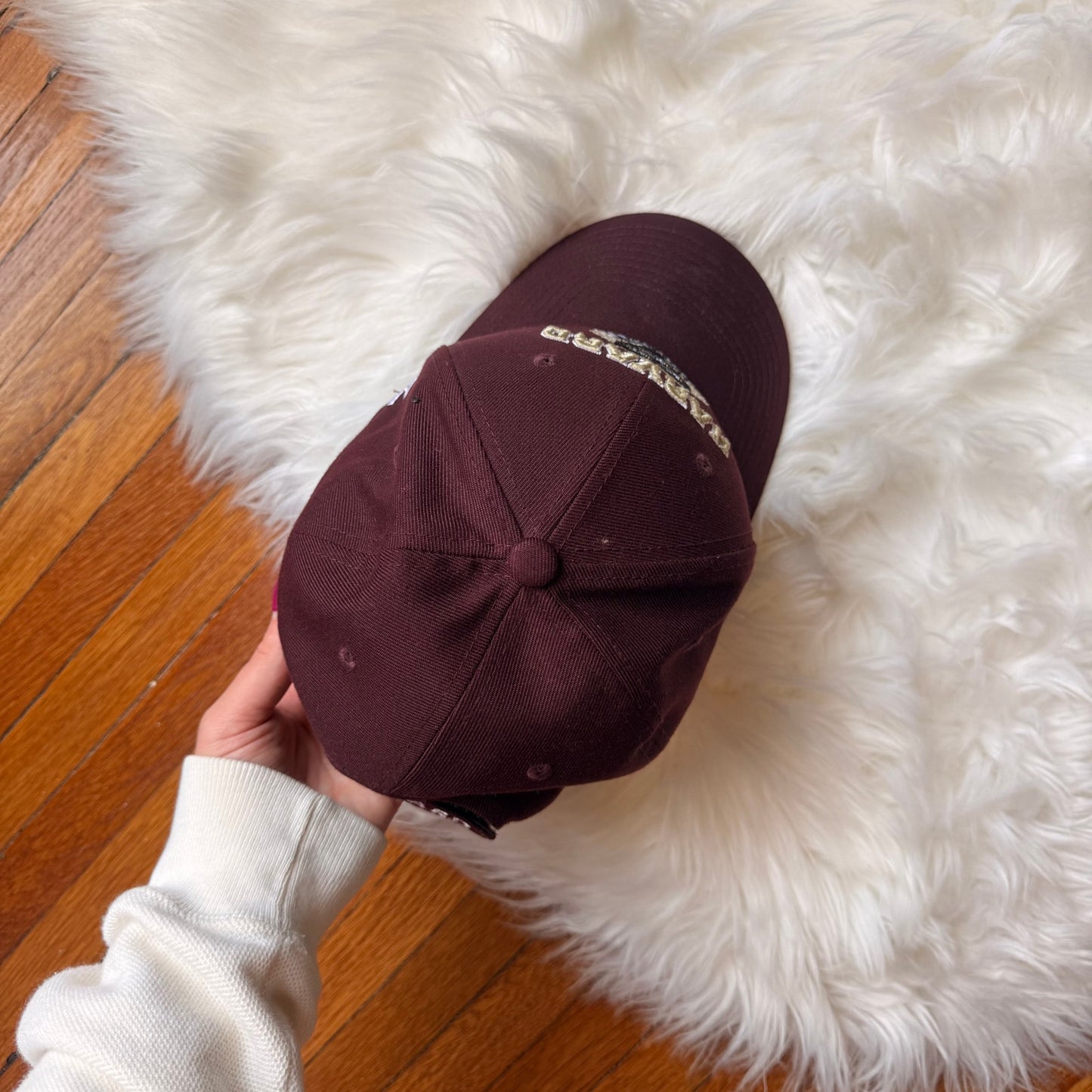 Vintage Harvard Burgundy Crest Cap - New