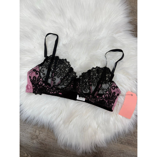 Vintage Shirley of Hollywood Lace Bra - Tag 36