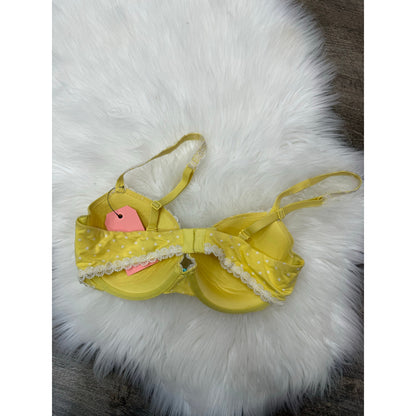 Victoria’s Secret Yellow Polka Dot Bra - 36C