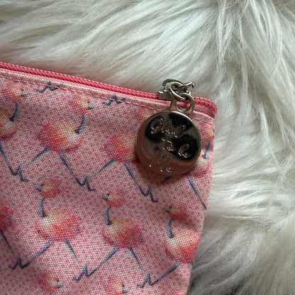 "Glad To Be Me" Jellycat Classic Ostrich Organizer/Coin Purse/Pouch