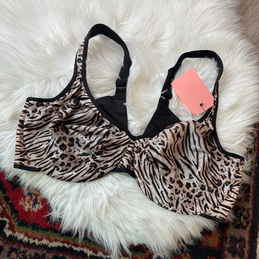 Olga Y2K Cheetah Print Bra - New, 40D