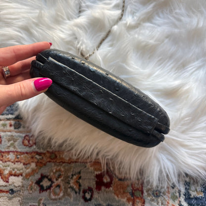 Vintage Hard Shell Clutch/Crossbody Evening Bag