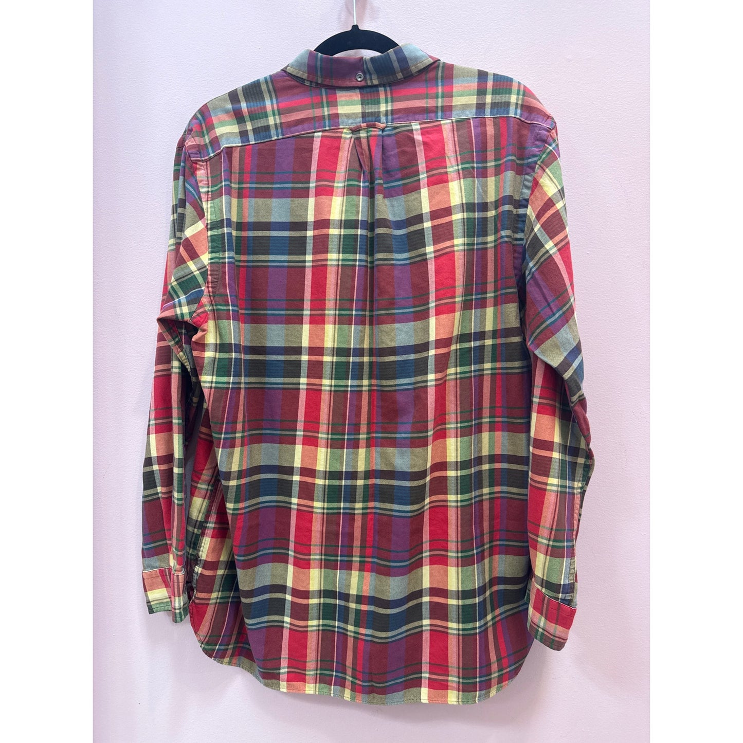 Vintage Ralph Lauren All Cotton Plaid Button Down - Size L