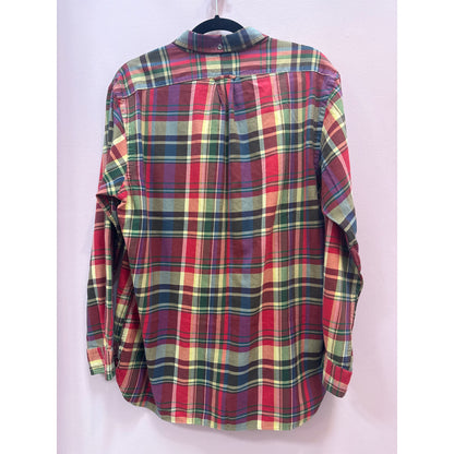 Vintage Ralph Lauren All Cotton Plaid Button Down - Size L